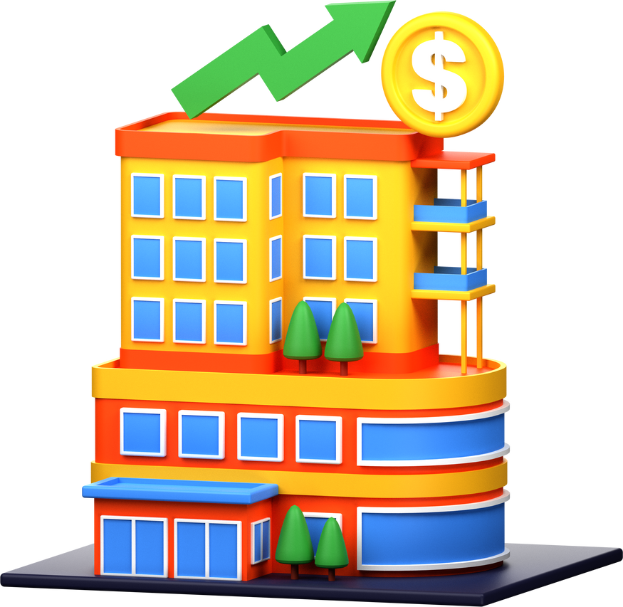 Company Revenue 3D Icon